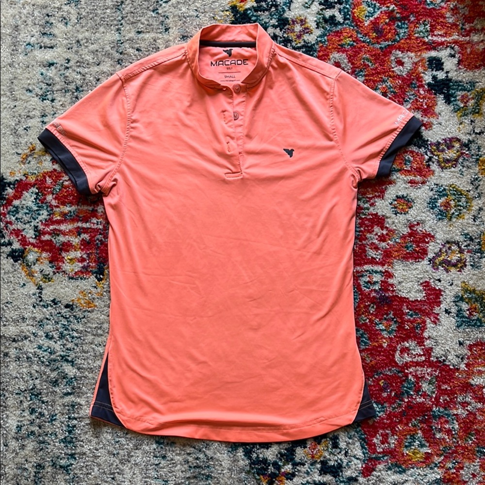 Coral Short Sleeve Polo Shirt